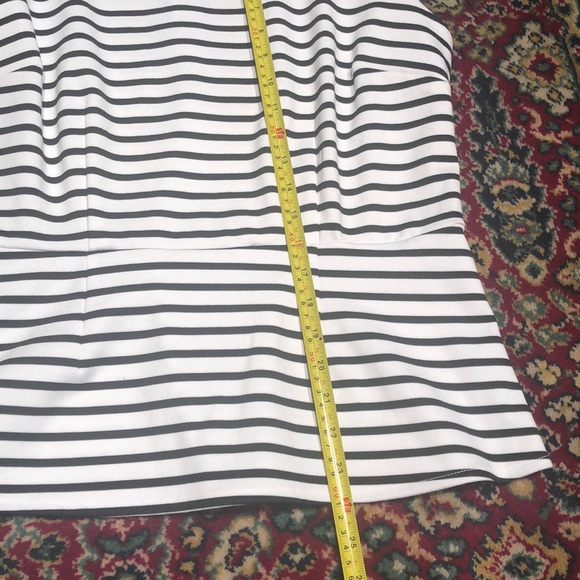 NWOT Apt 9 Striped Peplum Tank Top - Picture 7 of 8